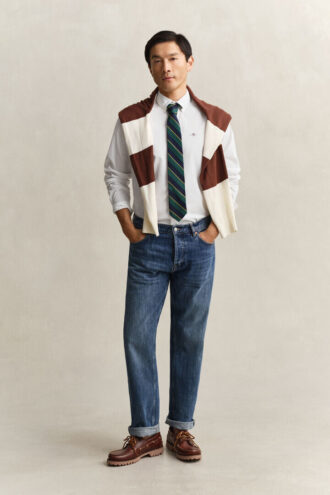 Klasická popelínová košile se slim fit střihem