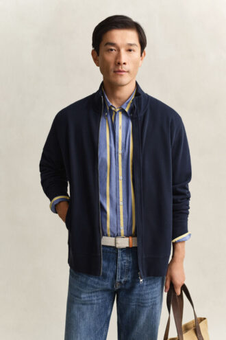 Mikina Sacker Rib Zip