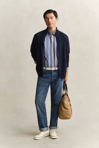 Mikina Sacker Rib Zip